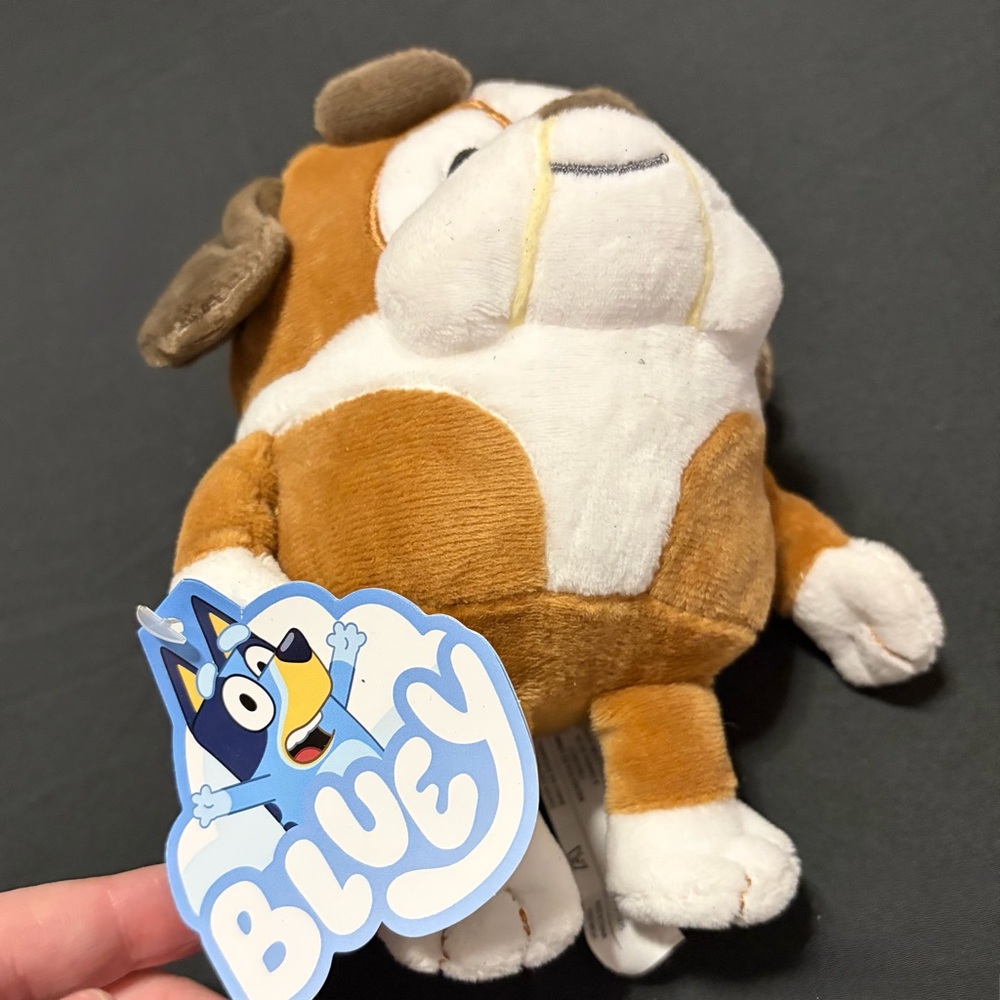 Bluey Winton English‎ Bulldog Brown and White Stuffed Animal